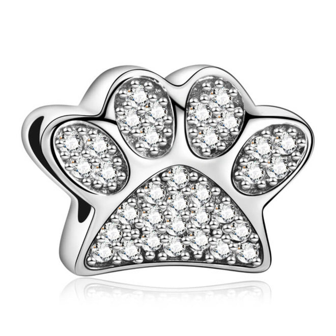 925 Silver Dog Skates Charm with Silver Bath - Petscia store