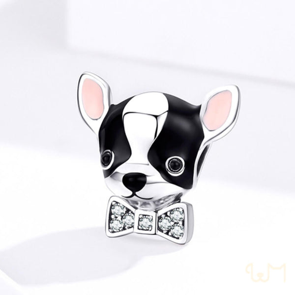 925 sterling silver chihuahua charm for bracelet