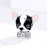 925 sterling silver chihuahua charm for bracelet