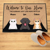 Custom Pet Welcome Doormat - Personalized Dog & Cat Rug