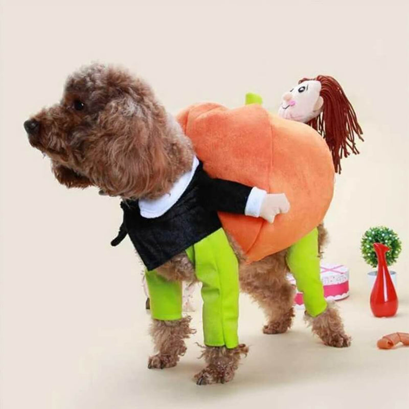 Funny Pumpkin Pet Cosplay Costume for Halloween (15)