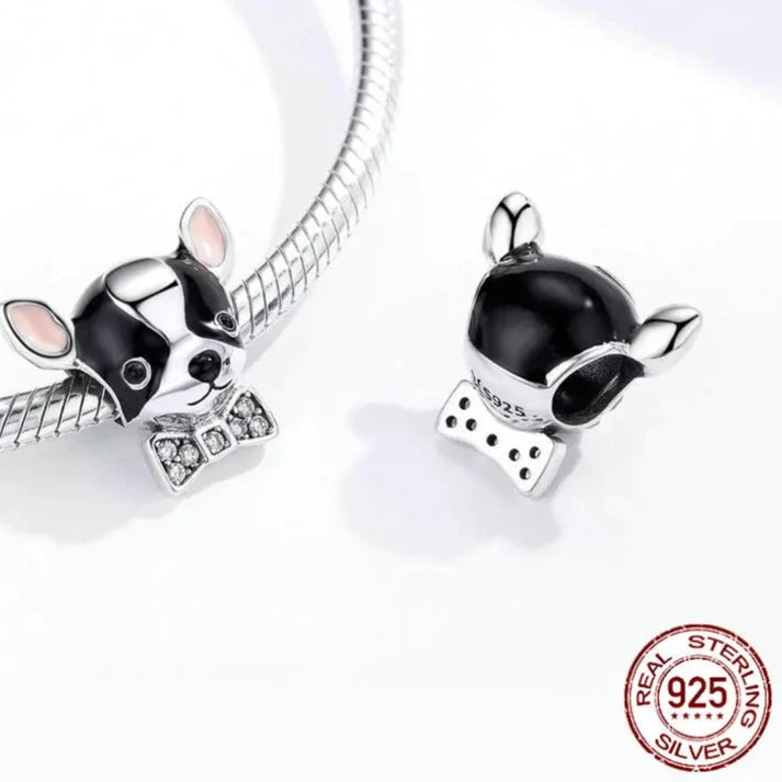 925 Sterling Silver Pet Dog Charm