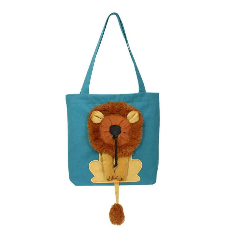 Pets Transportation Bag With Lion Design