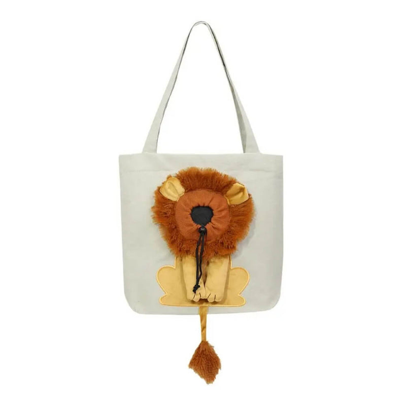 Pets Transportation Bag With Lion Design