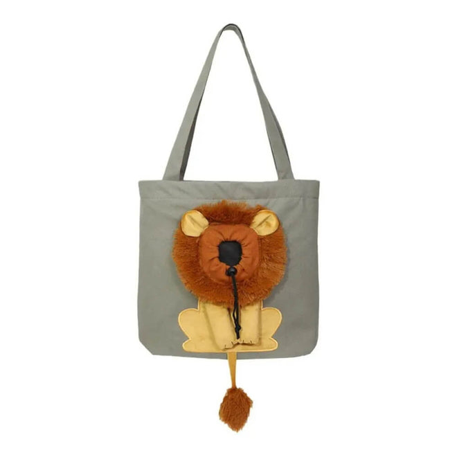 Pets Transportation Bag With Lion Design