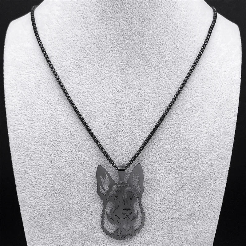 ShepherdPunk Dog Pendant Necklace