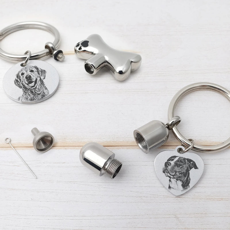 Personalized Pet Urn Keychain