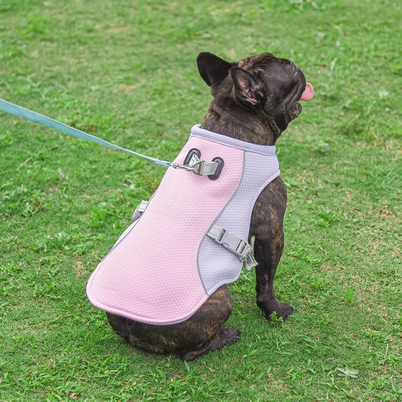 Ice Cooling Dog Vest Summer Knitted Clothes