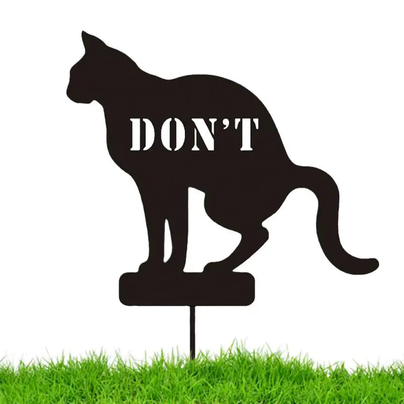 No Pooping Yard Sign for Dogs and Cats