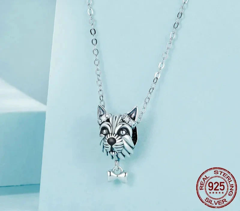 925 Sterling Silver Enamel Bamboo Panda Pendant