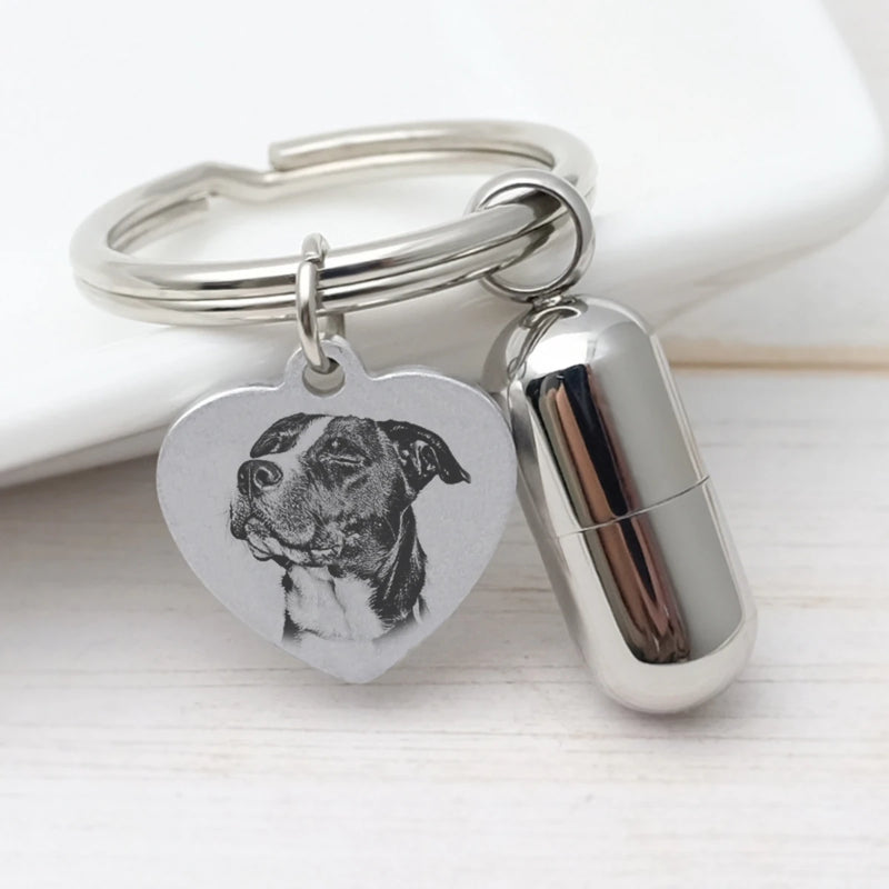 Personalized Pet Urn Keychain