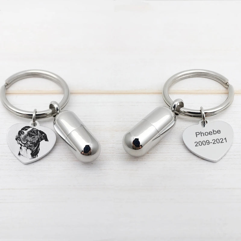 Personalized Pet Urn Keychain