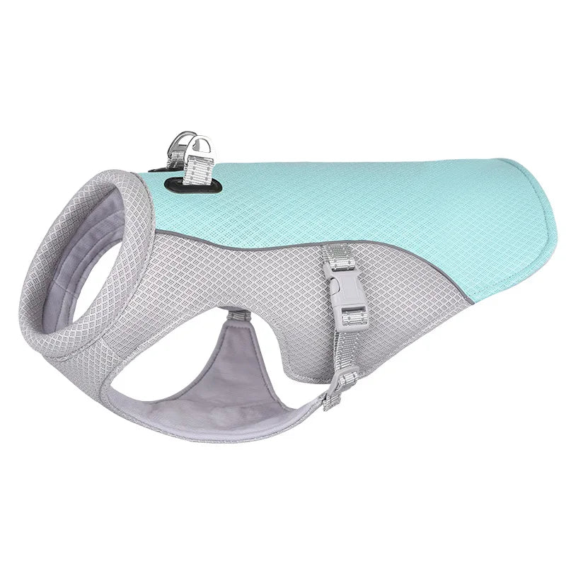 Ice Cooling Dog Vest Summer Knitted Clothes