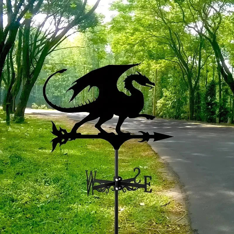 Garden Wind Vane – Witch, Dog, Sailboat, Eagle, Rooster