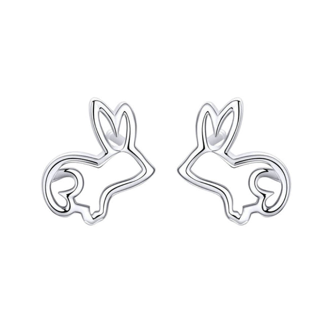 Women's Design Rabbit Tray Rings - Silver Rings 925 (2)