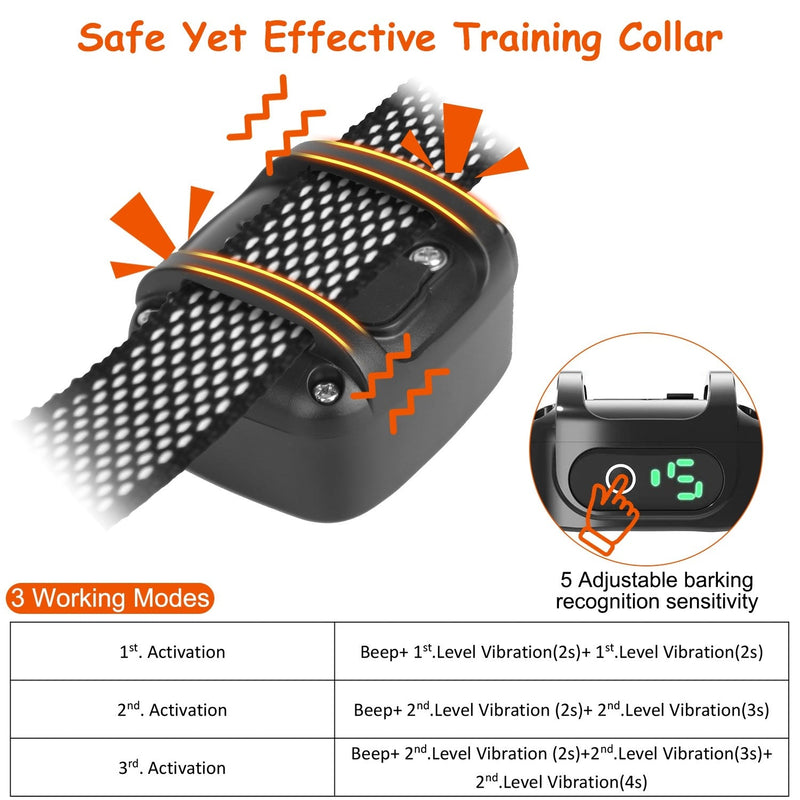 Anti Bark Dog Collar for Small Dogs No Shock Dog Training - Petscia store