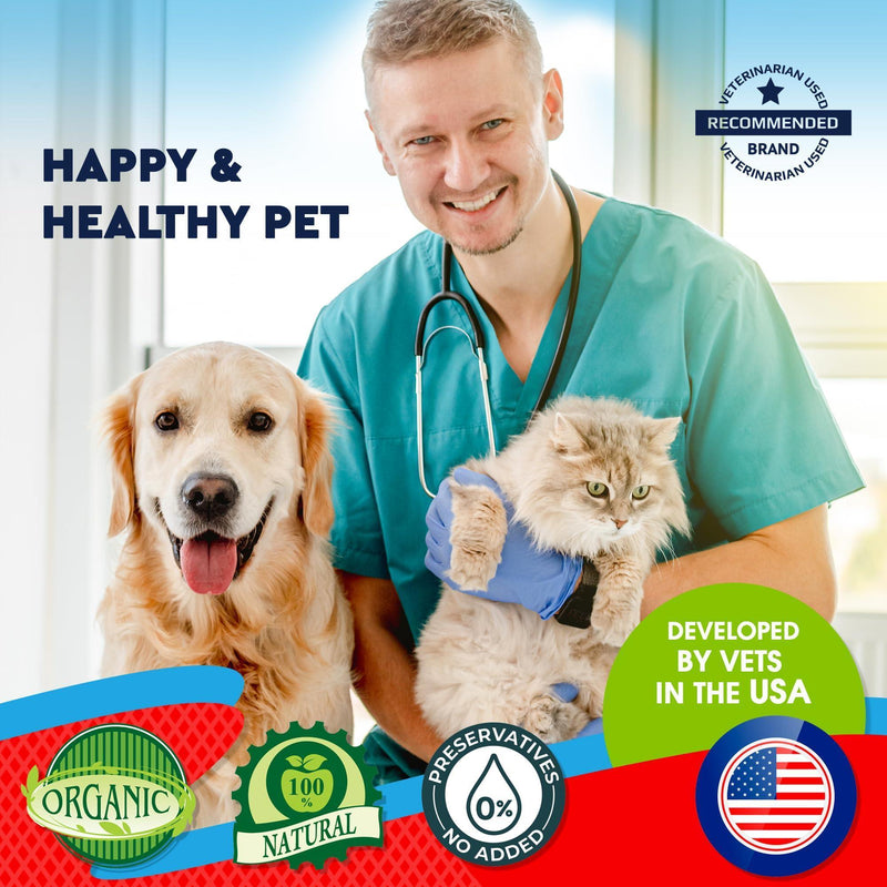 Broad - spectrum natural treatment for tapeworm, roundworm, and hookworm pets - Petscia store