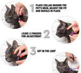 Calming collar for cats anti - anxiety.Stress relief collars help with pee. - Petscia store