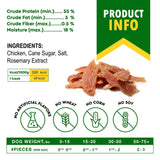 Chicken Jerky Dog Treats All Natural and Organic Healthy - Petscia store