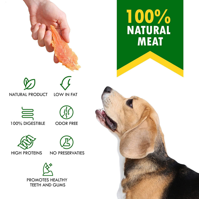 Chicken Jerky Dog Treats All Natural and Organic Healthy - Petscia store