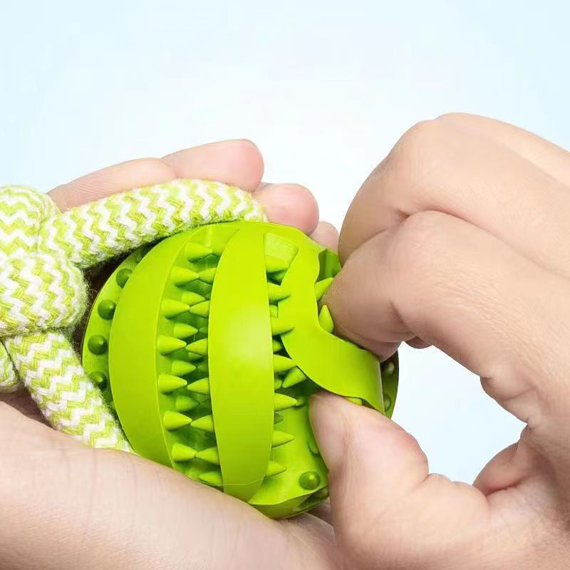 Hemp Rope Interactive Balls for Teeth Cleaning