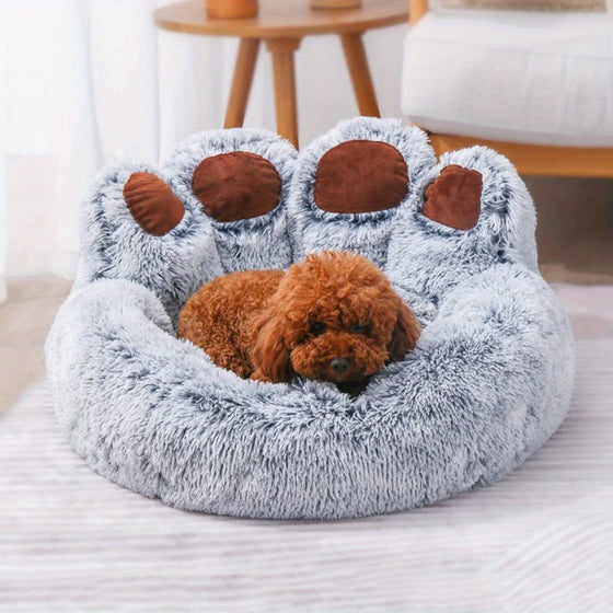 Comfortable Bear Bed for Dogs and Cats - Soft Sofa