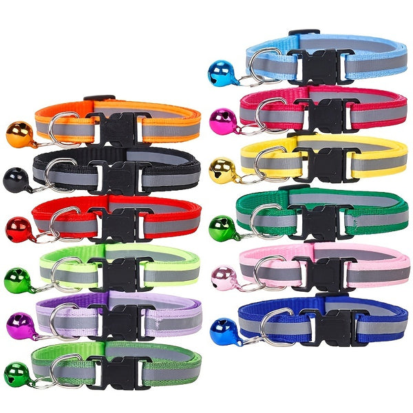 Adjustable nylon collar for dogs and cats