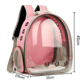 Pet Bag Breathable Portable Outdoor Travel Backpack Transparent Space