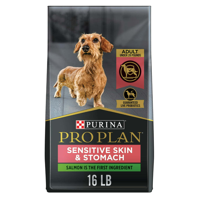 Purina Pro Plan Sensitive Skin & Stomach Dry Dog Food for Small Breeds