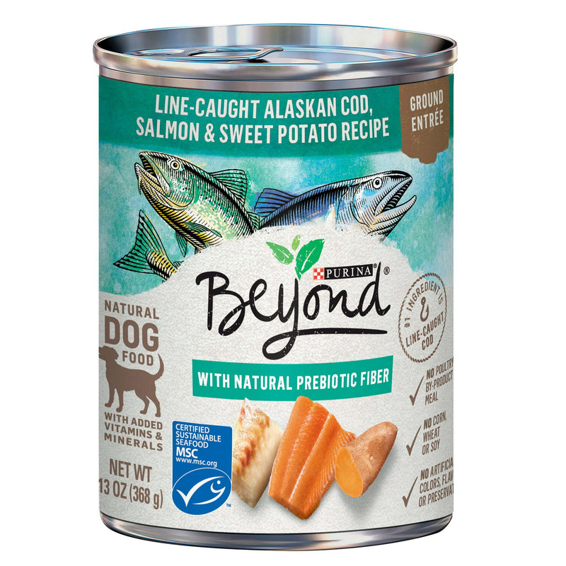 Purina Beyond Alaskan Cod Salmon and Sweet Potato pate