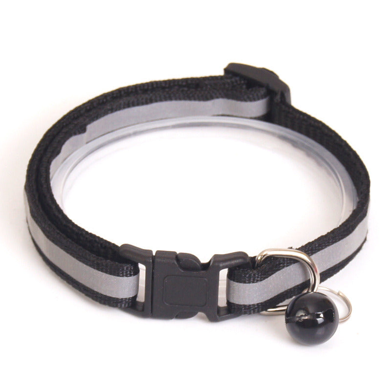 Adjustable nylon collar for dogs and cats