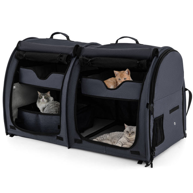 Double Compartment Pet Carrier