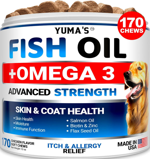 Omega 3 fish oil for dogs, treatment for itching and allergy relief