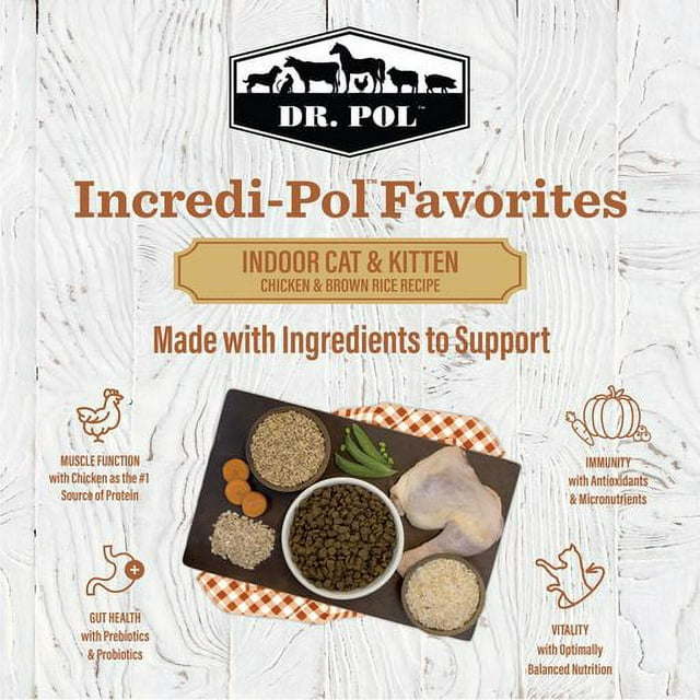 Incredi-Pol Favorites Indoor Cat & Kitten Food