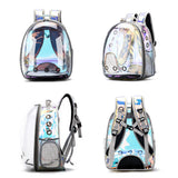 Pet Bag Breathable Portable Outdoor Travel Backpack Transparent Space