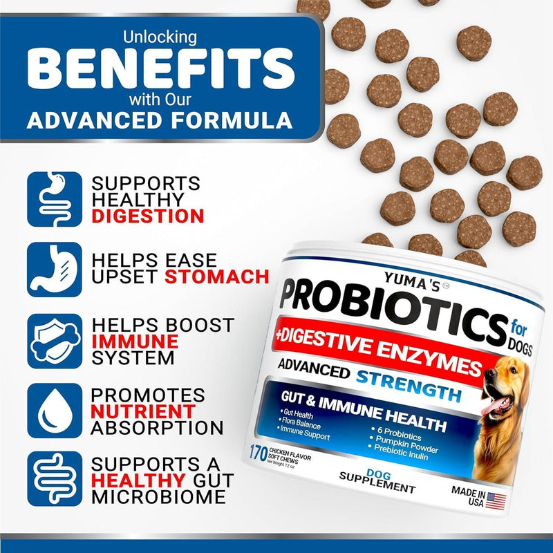 Yuma's Probiotics & Digestive Enzymes for Dogs