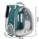 Pet Bag Breathable Portable Outdoor Travel Backpack Transparent Space